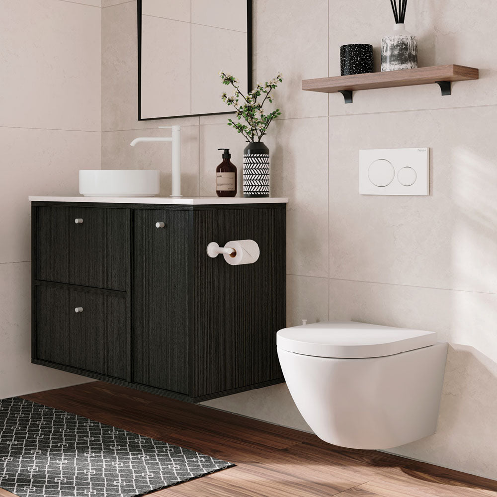 Kaya Toilet Roll Holder - Matte White