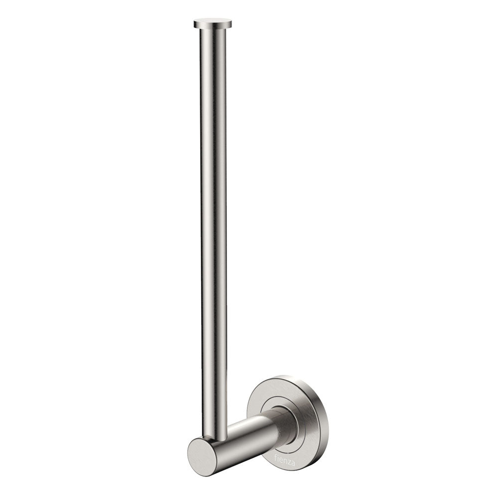 Kaya Hand Towel Rail / Toilet Roll Holder - Brushed Nickel