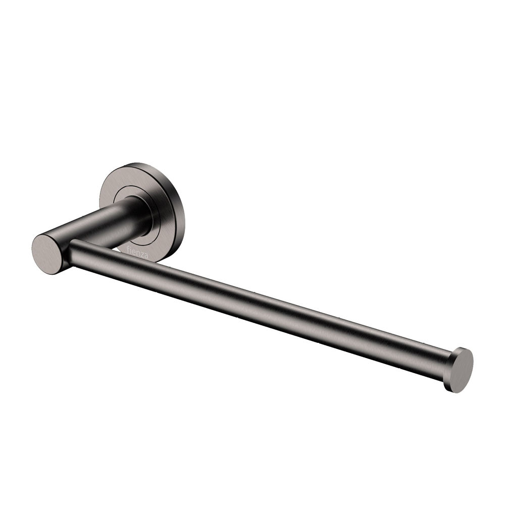 Kaya Hand Towel Rail / Toilet Roll Holder - Gun Metal