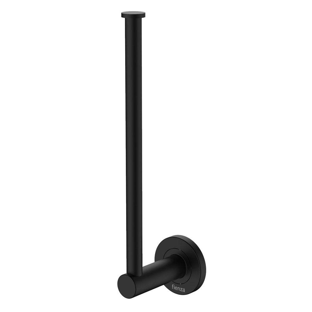 Kaya Hand Towel Rail / Toilet Roll Holder - Matte Black