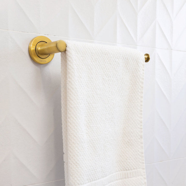 Kaya Hand Towel Rail / Toilet Roll Holder - Urban Brass