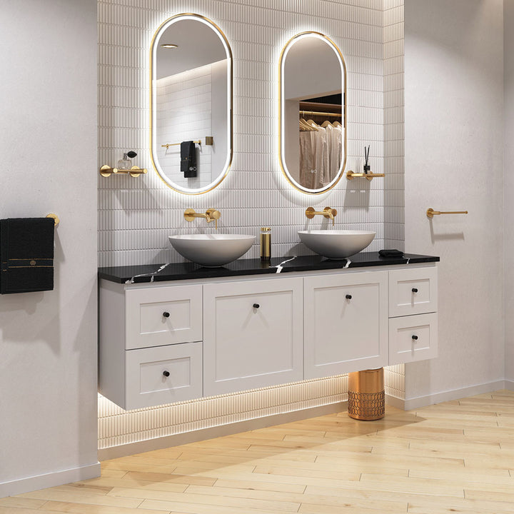 Kaya Soap Shelf - Urban Brass