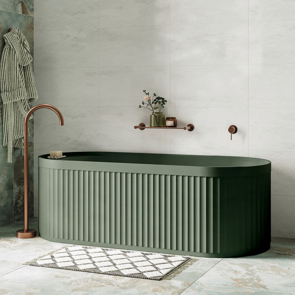 Kaya Shower Shelf - Brushed Copper