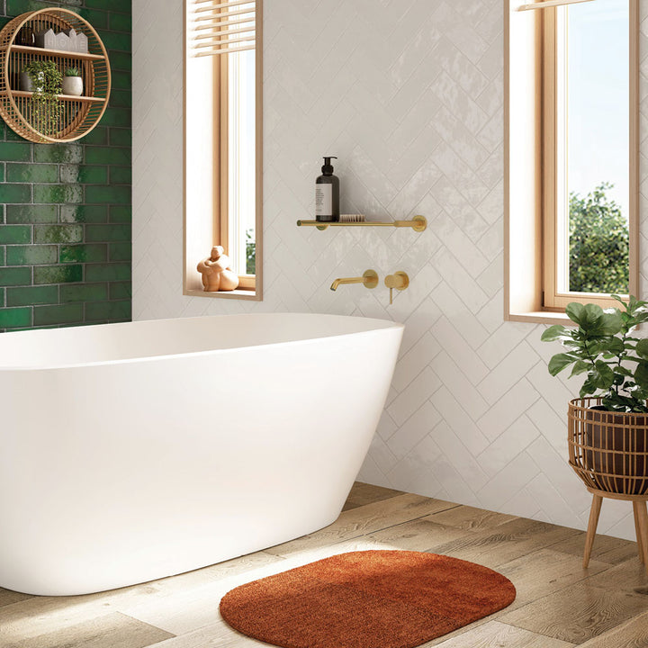 Kaya Shower Shelf - Urban Brass