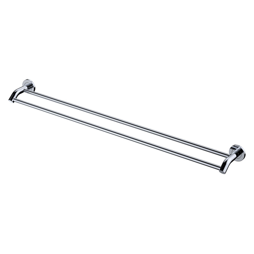 Kaya Double Towel Rail, 900mm - Chrome