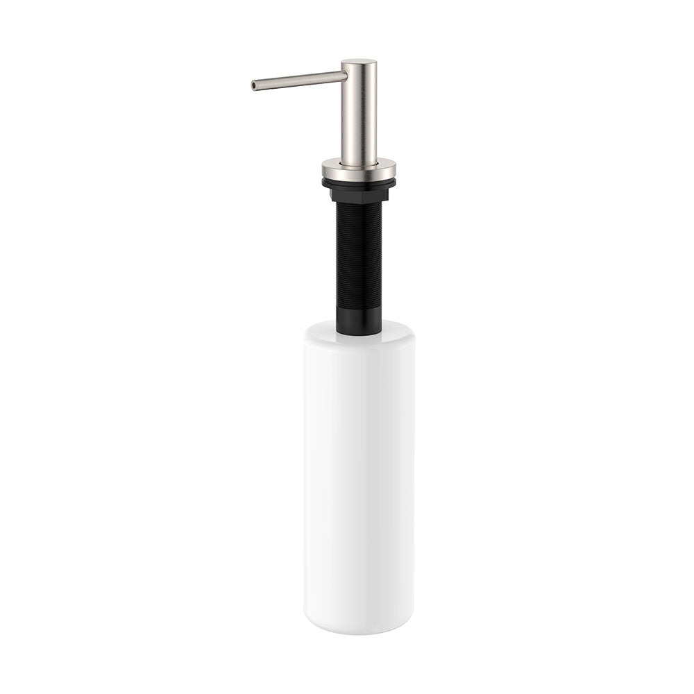 Kaya Bench Mounted Soap Dispenser - Brushed Nickel