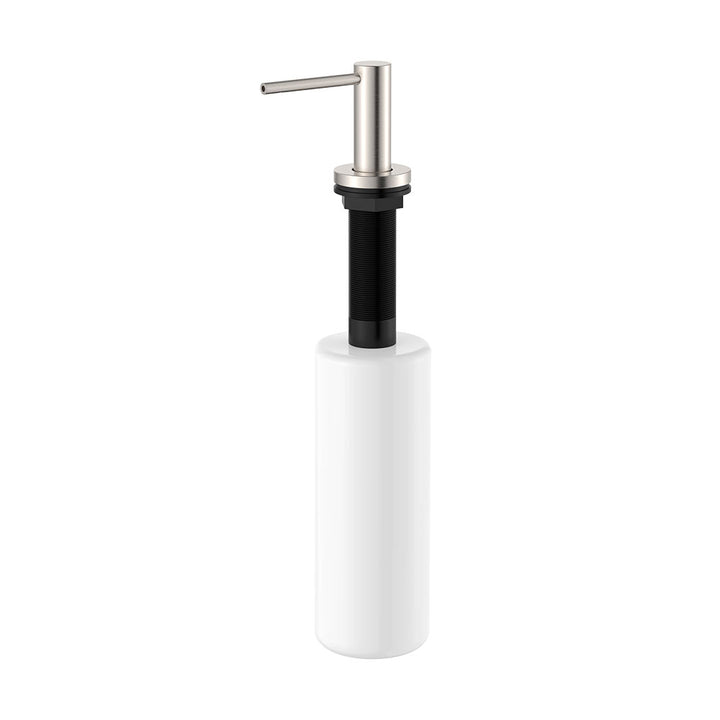 Kaya Bench Mounted Soap Dispenser - Brushed Nickel