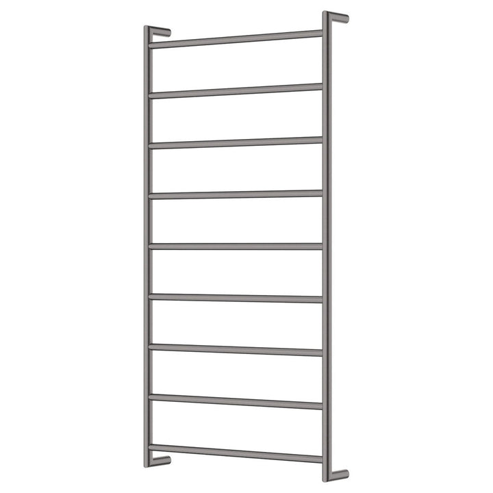 Kaya Heated Towel Rail, 600 x 1200mm - Gun Metal