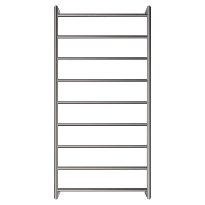 Kaya Heated Towel Rail, 600 x 1200mm - Gun Metal