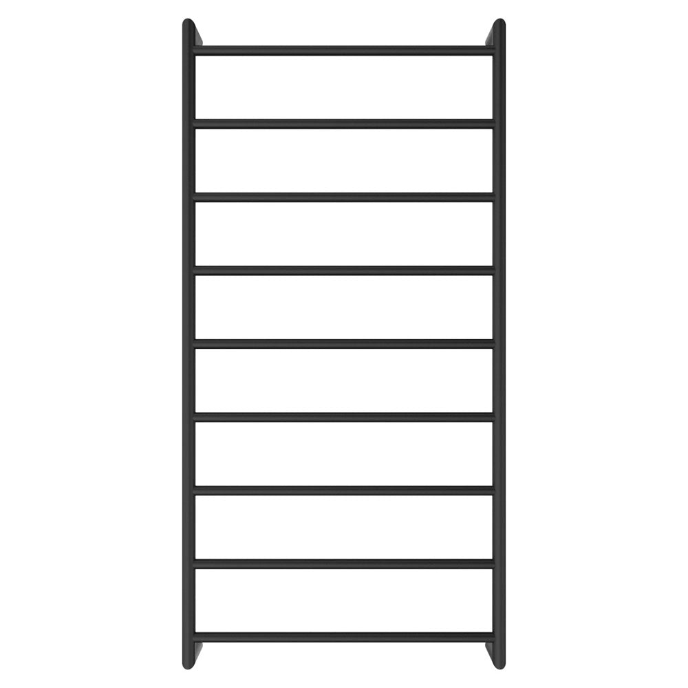 Kaya Heated Towel Rail, 600 x 1200mm - Matte Black