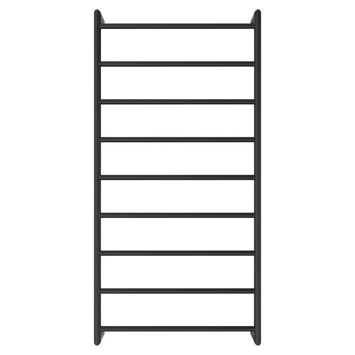 Kaya Heated Towel Rail, 600 x 1200mm - Matte Black