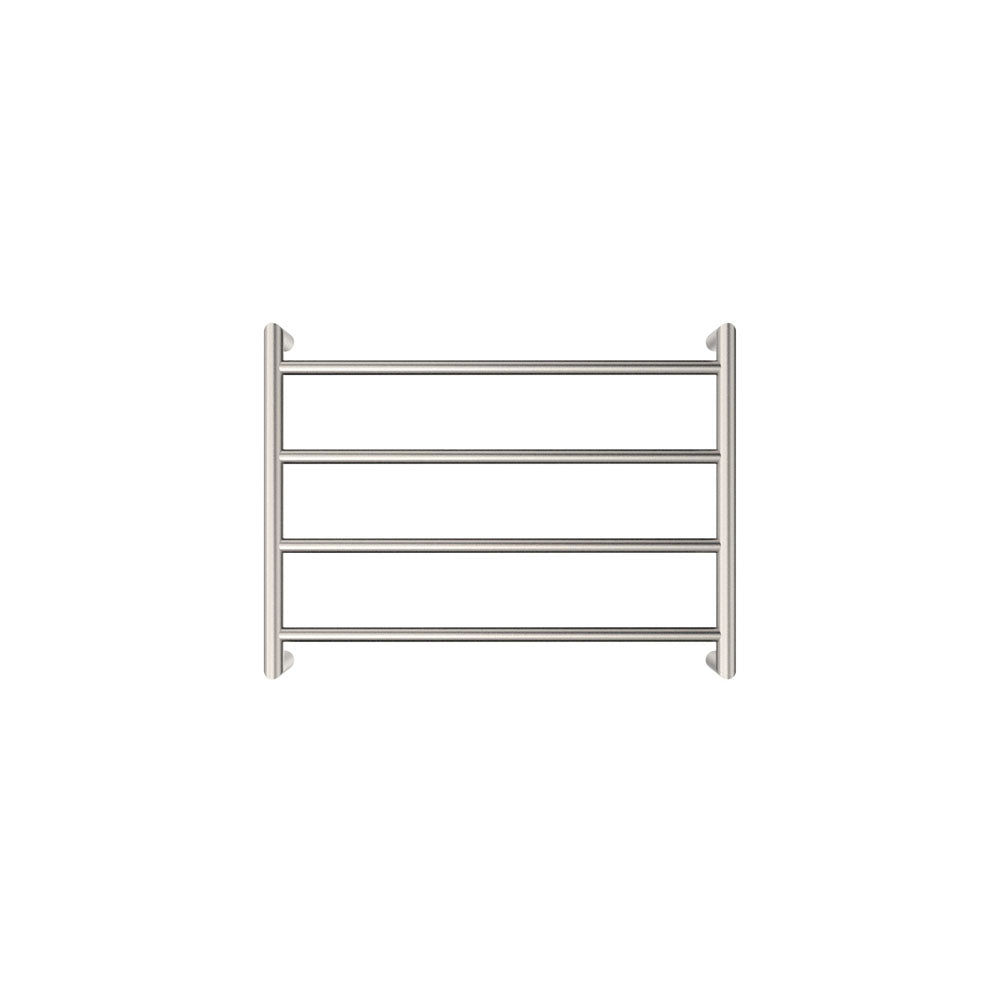 Kaya Heated Towel Rail, 600 x 450mm - Brushed Nickel