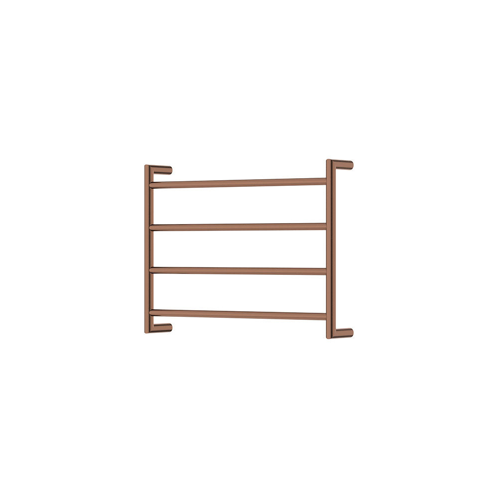 Kaya Heated Towel Rail, 600 x 450mm - Brushed Copper