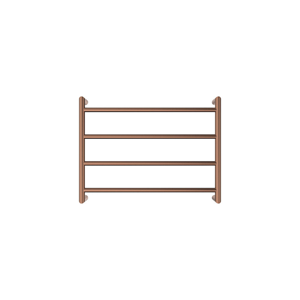 Kaya Heated Towel Rail, 600 x 450mm - Brushed Copper