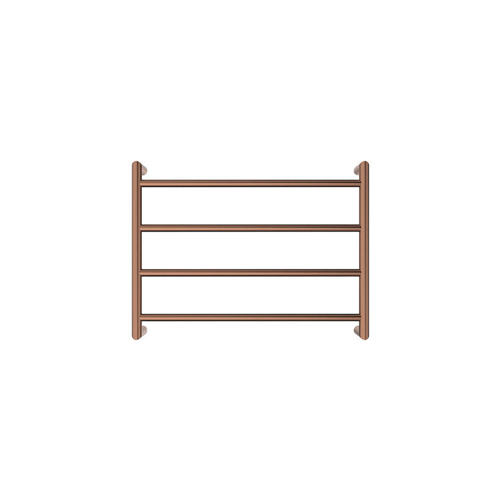 Kaya Heated Towel Rail, 600 x 450mm - Brushed Copper