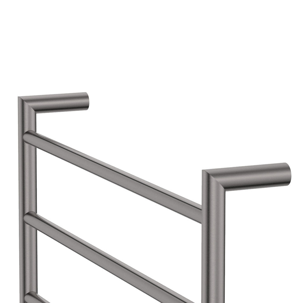 Kaya Heated Towel Rail, 600 x 450mm - Gun Metal
