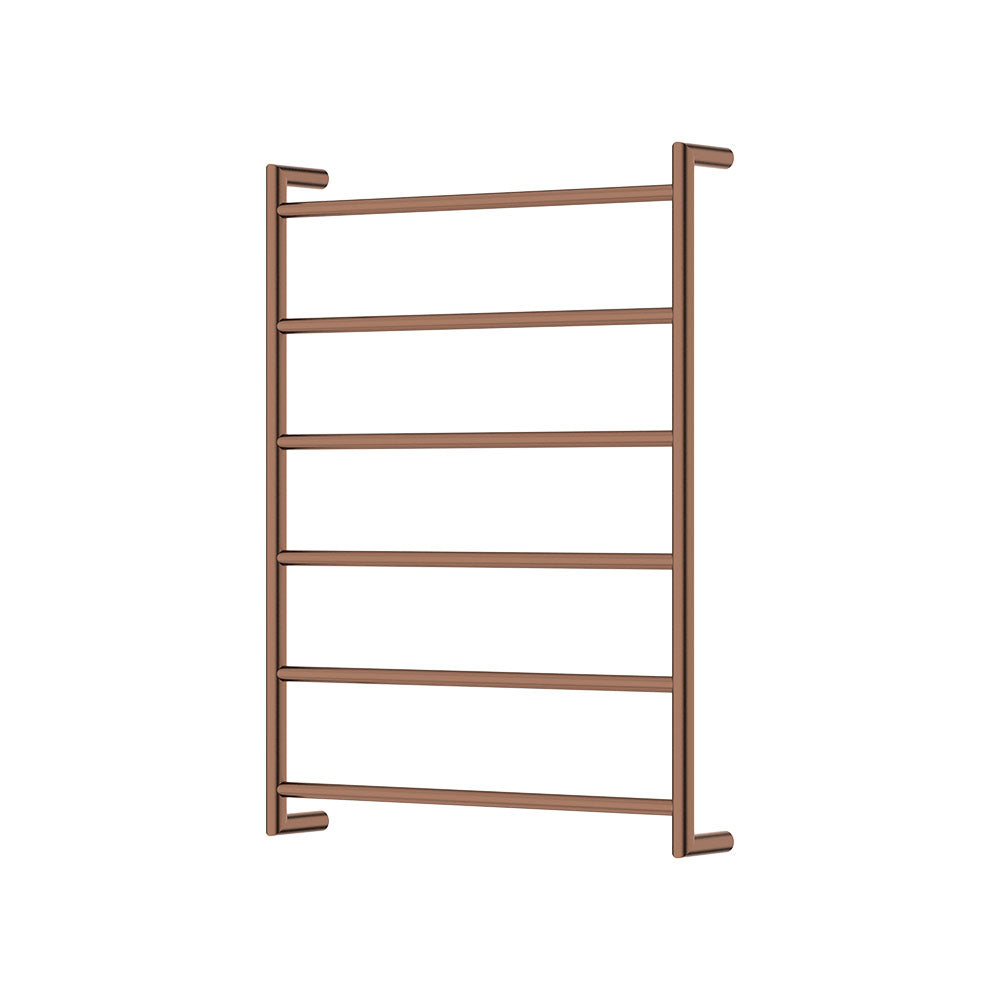 Kaya Heated Towel Rail, 600 x 800mm - Brushed Copper