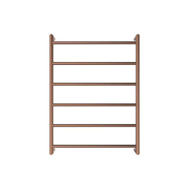 Kaya Heated Towel Rail, 600 x 800mm - Brushed Copper