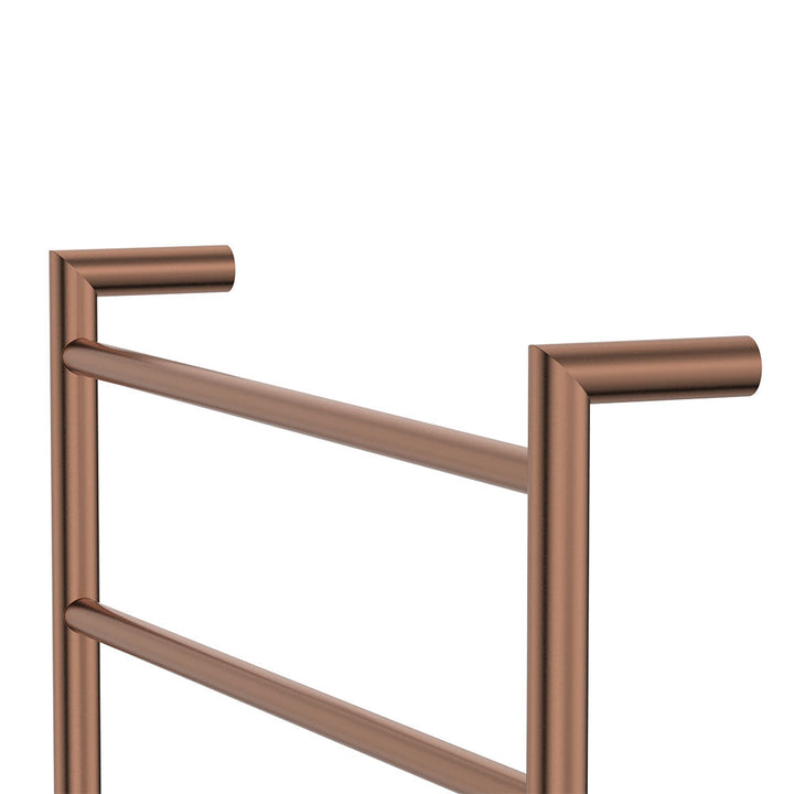 Kaya Heated Towel Rail, 600 x 800mm - Brushed Copper
