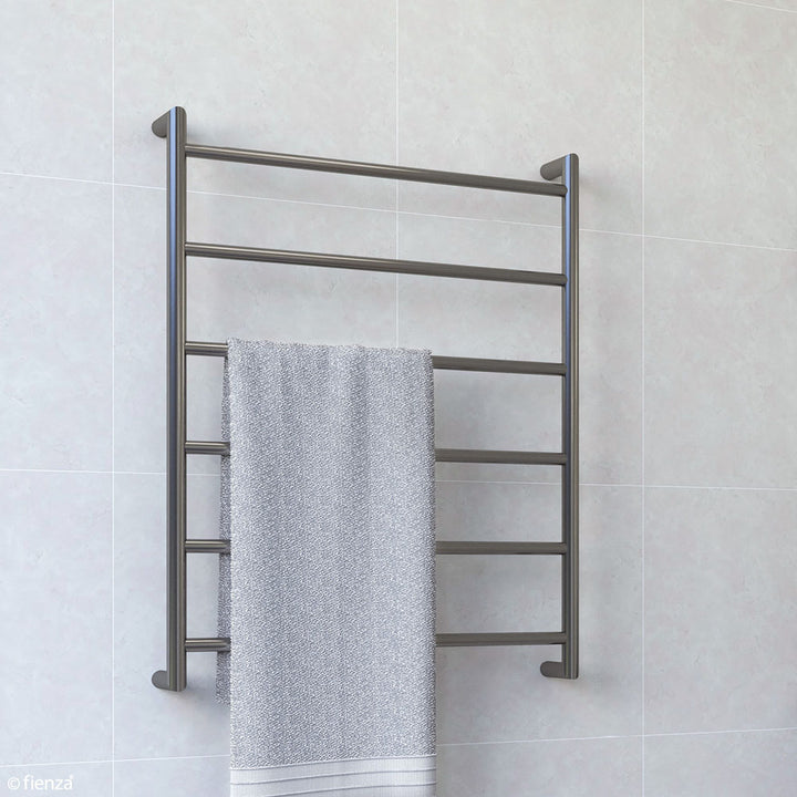 Kaya Heated Towel Rail, 600 x 800mm - Gun Metal