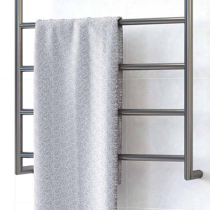 Kaya Heated Towel Rail, 600 x 800mm - Gun Metal