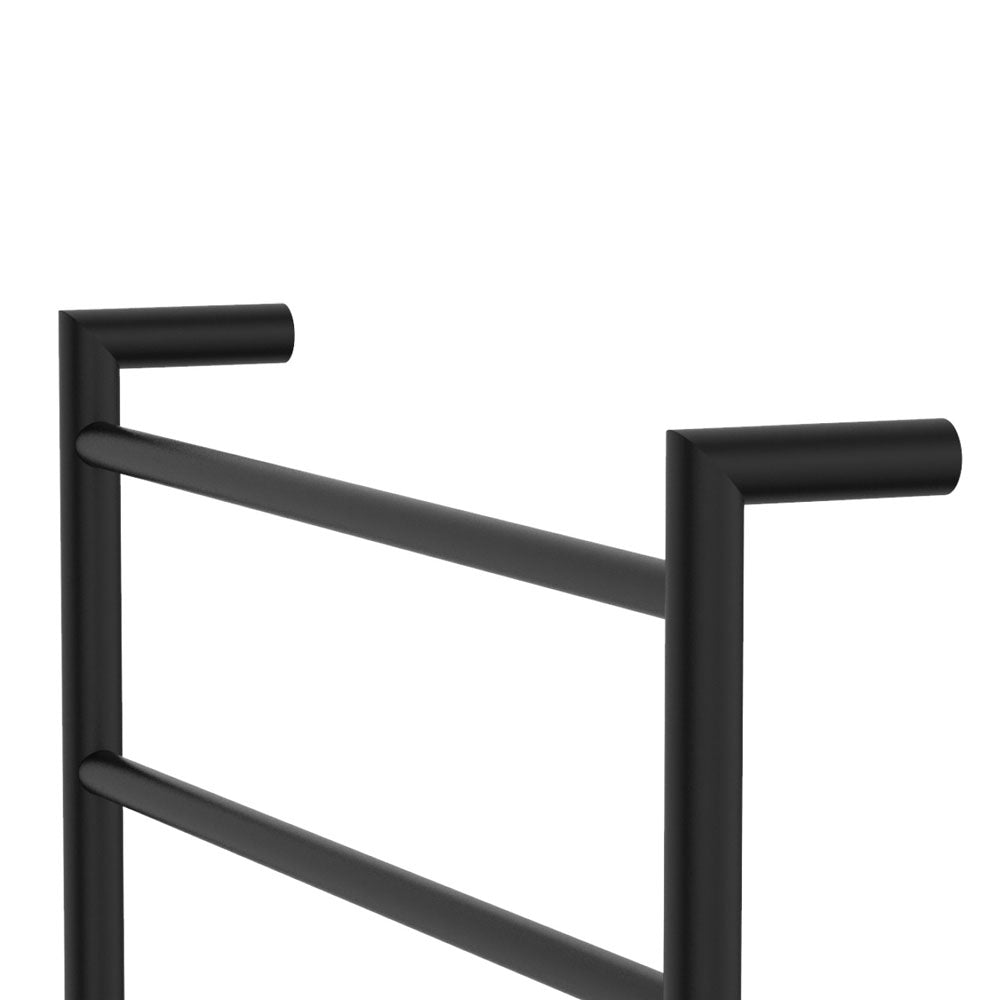 Kaya Heated Towel Rail, 600 x 800mm - Matte Black
