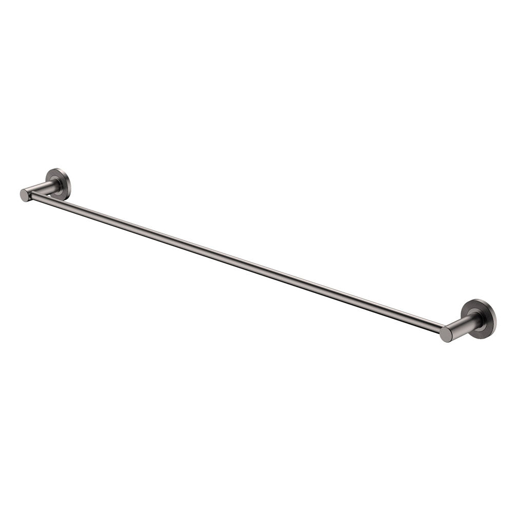 Axle 900mm Single Towel Rail - Gun Metal