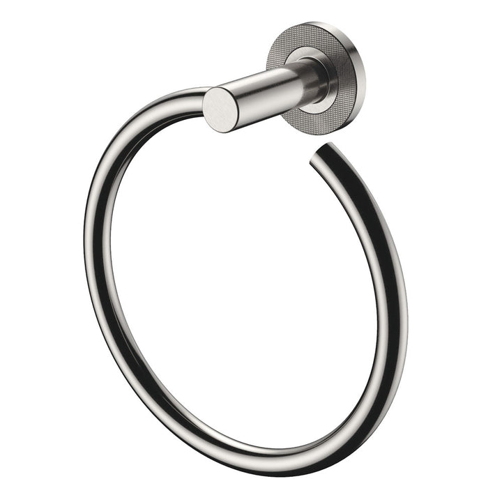 Axle Hand Towel Ring - Brushed Nickel