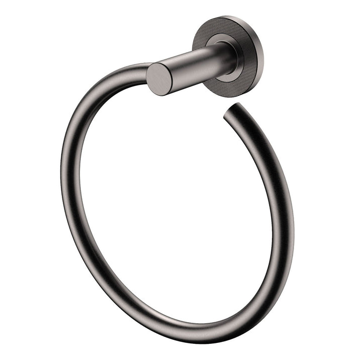 Axle Hand Towel Ring - Gun Metal