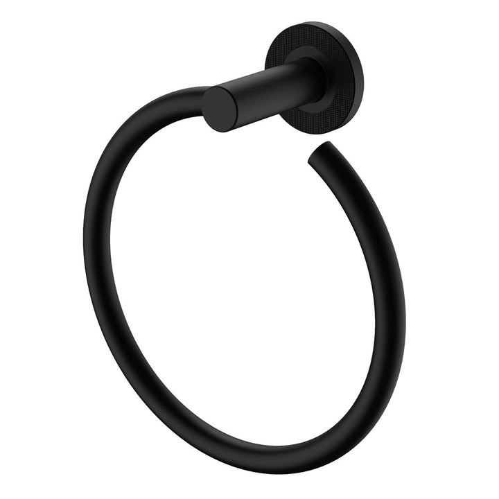 Axle Hand Towel Ring - Matte Black