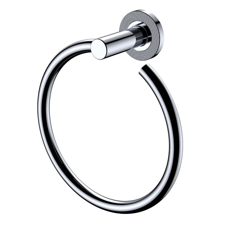 Axle Hand Towel Ring - Chrome