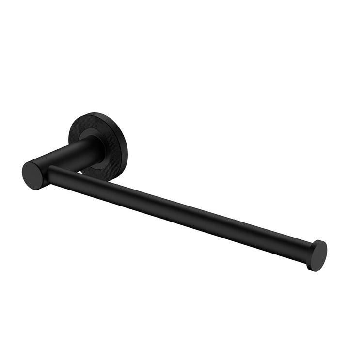 Axle Hand Towel Rail/Roll Holder - Matte Black