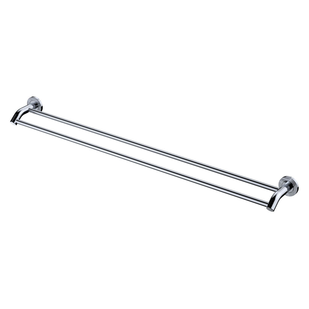 Axle 900mm Double Towel Rail - Chrome