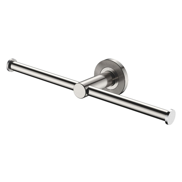Axle Double Roll Holder - Brushed Nickel