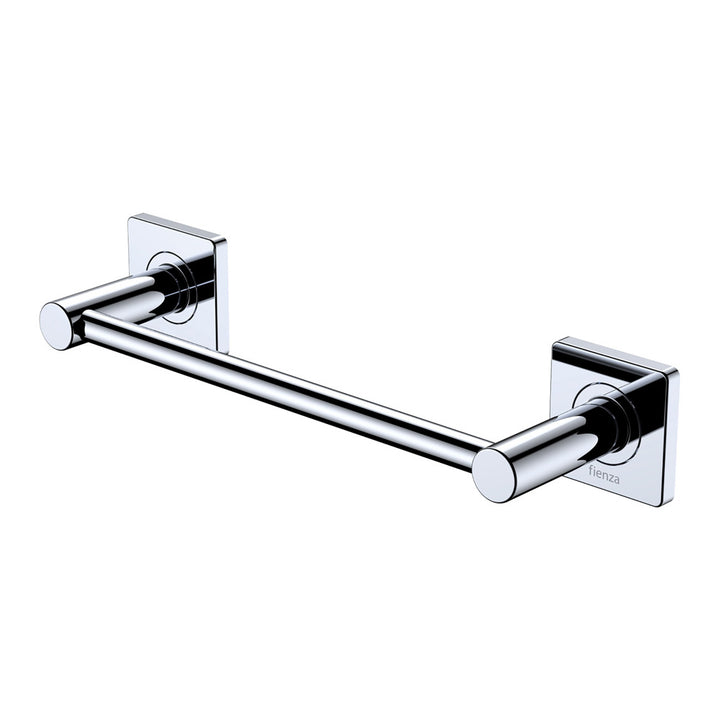 Sansa Single Towel Rail, 300mm - Chrome