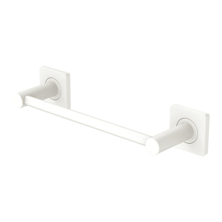 Sansa Single Towel Rail, 300mm - Matte White