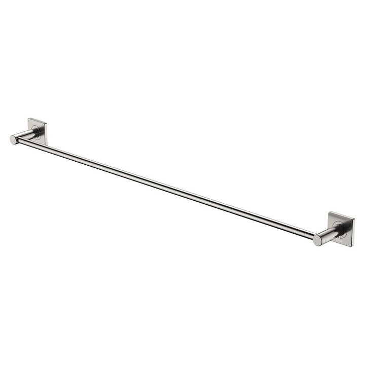 Sansa Single Towel Rail, 900mm - Brushed Nickel