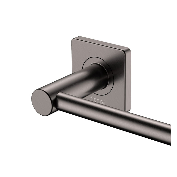 Sansa Single Towel Rail, 900mm - Gun Metal