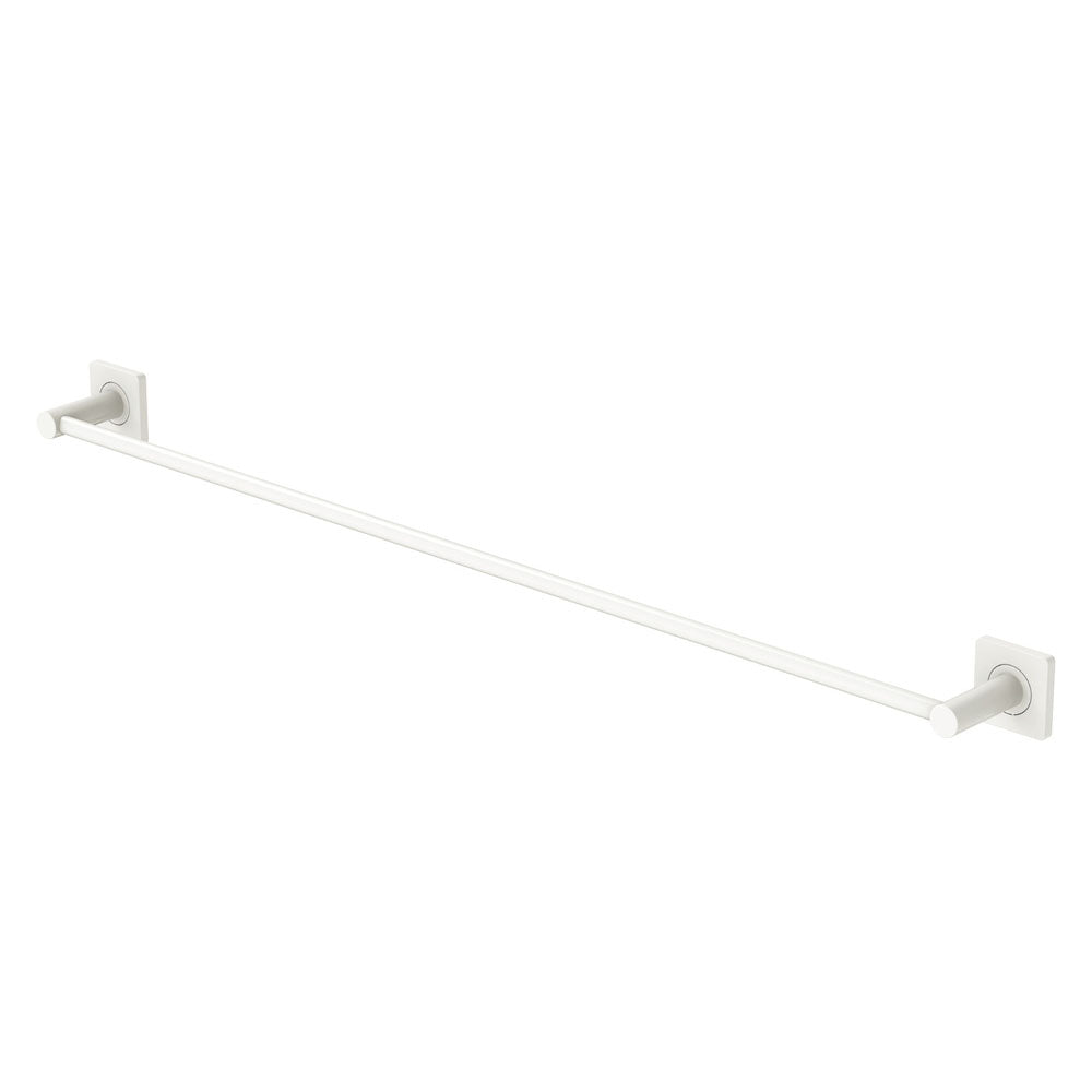 Sansa Single Towel Rail, 900mm - Matte White