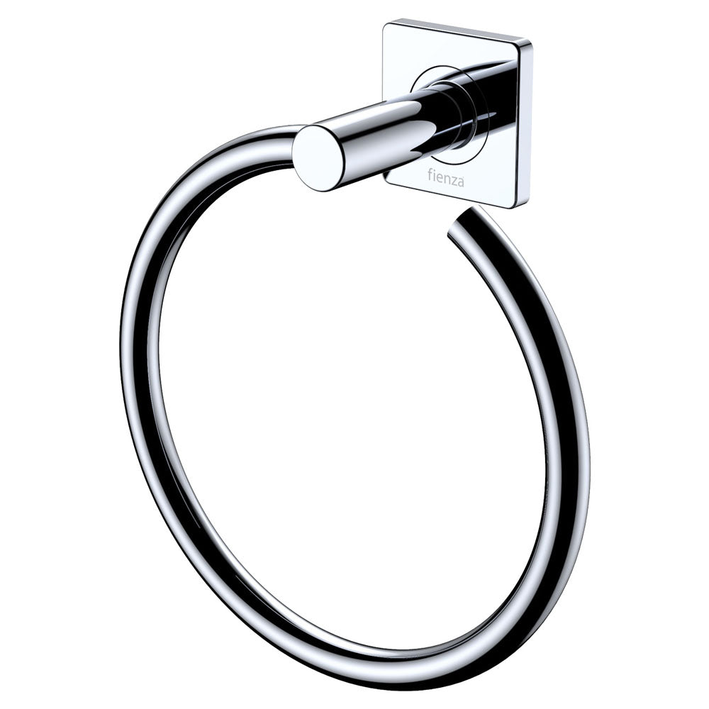 Sansa Hand Towel Ring - Chrome
