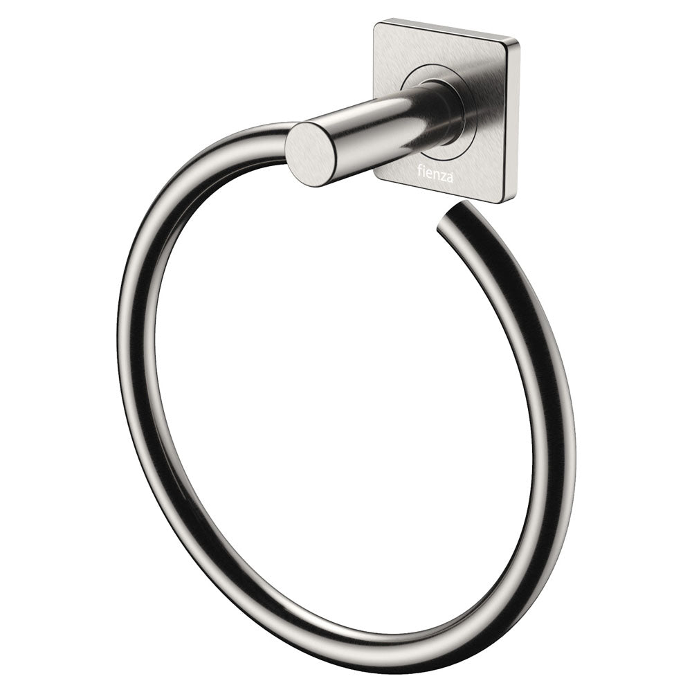 Sansa Hand Towel Ring - Brushed Nickel