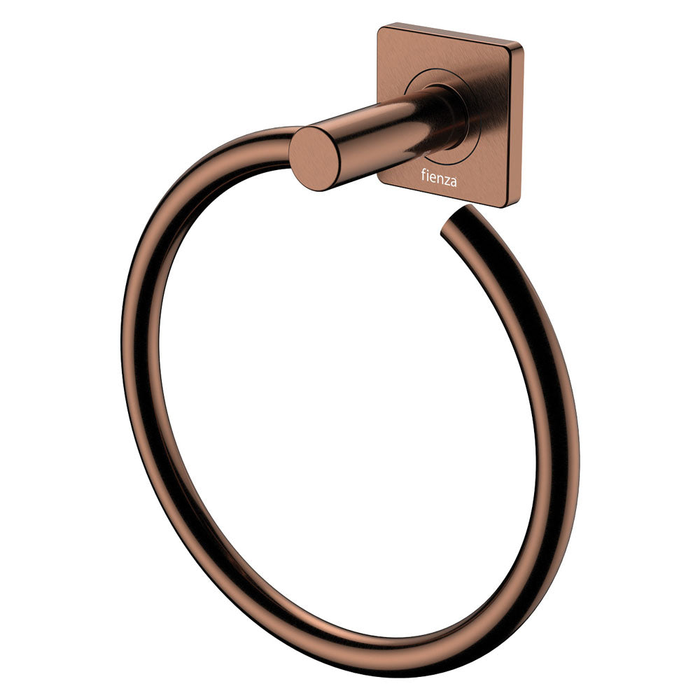 Sansa Hand Towel Ring - Brushed Copper