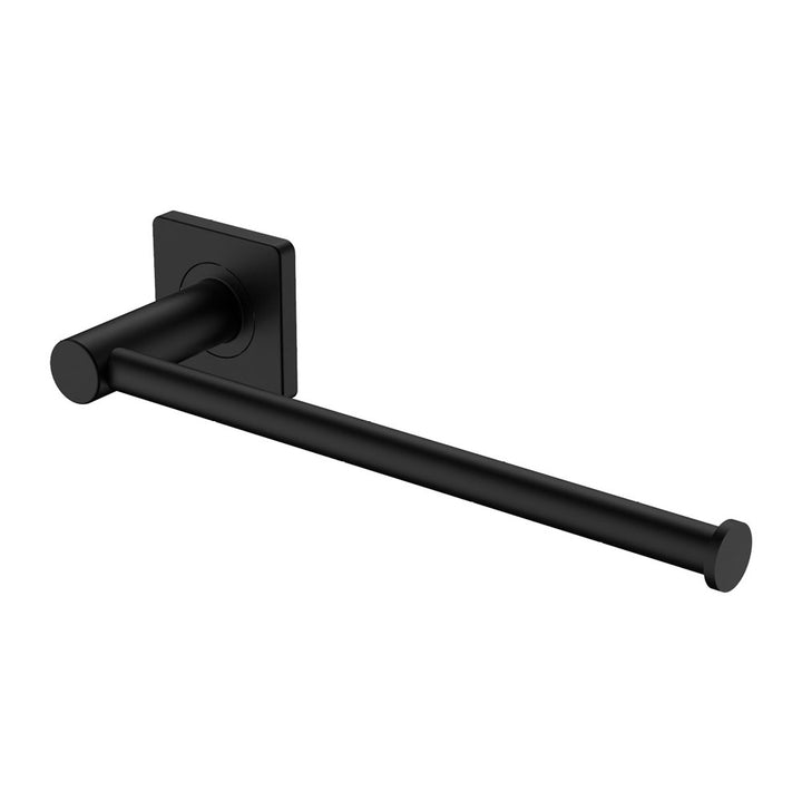 Sansa Hand Towel Rail / Toilet Roll Holder - Matte Black