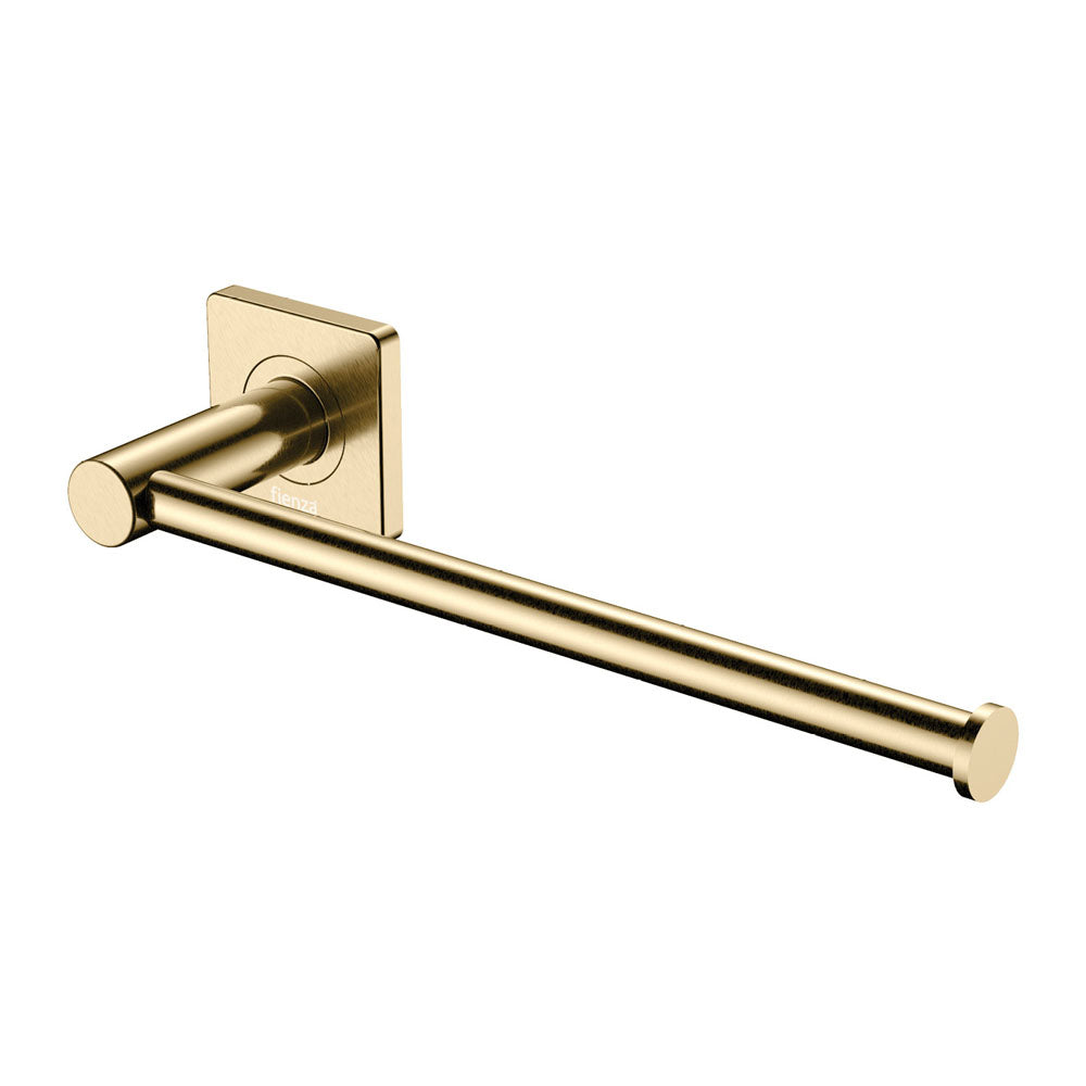 Sansa Hand Towel Rail / Toilet Roll Holder - Urban Brass