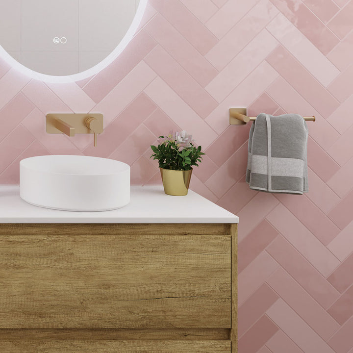 Sansa Hand Towel Rail / Toilet Roll Holder - Urban Brass