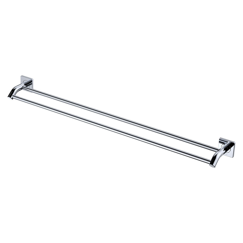 Sansa Double Towel Rail, 900mm - Chrome