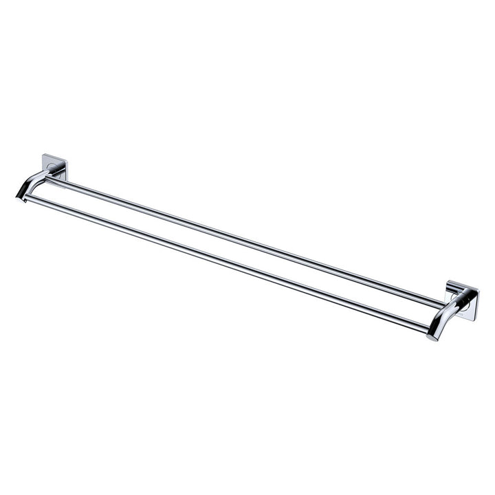 Sansa Double Towel Rail, 900mm - Chrome