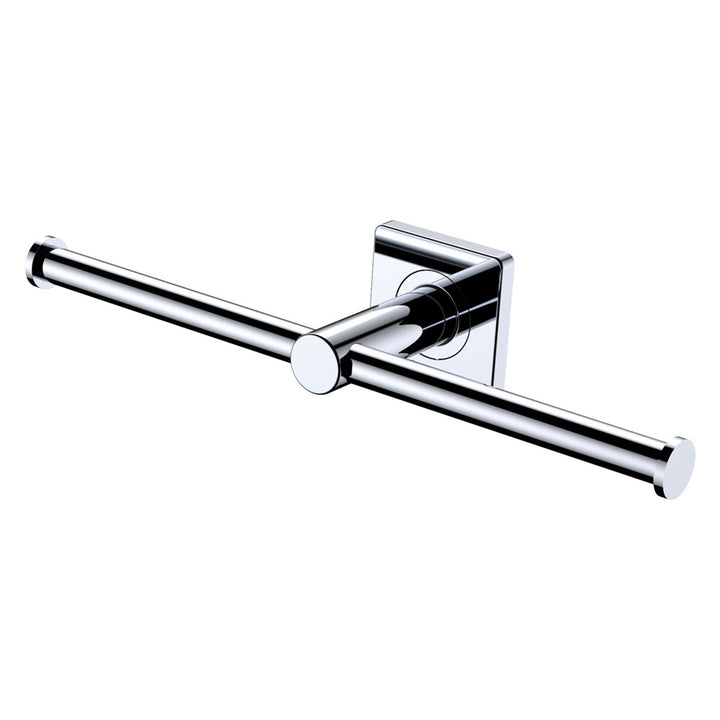 Sansa Double Toilet Roll Holder - Chrome