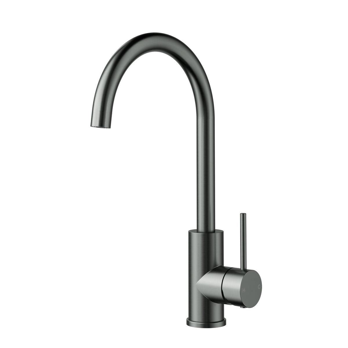 Otus Slimline Sink Mixer Gooseneck - Gun Metal