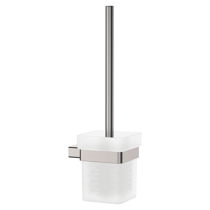 Tono Toilet Brush &amp; Holder - Brushed Nickel